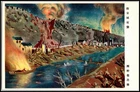 China Nankin Castle night attack Japan military postcards p6