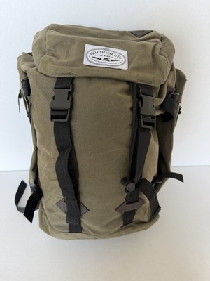 Polar Olive Canvas Rucksack Durable Outdoors, School, Hiking, Outdoors
