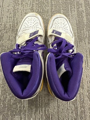 Nike Air Jordan Legacy 312 Shoes Mens Size 10 White Purple  display picture 2