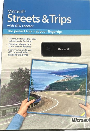 Microsoft Streets & Trips 2009 With GPS Locator Inc. 2010 Updates RV Travel PC