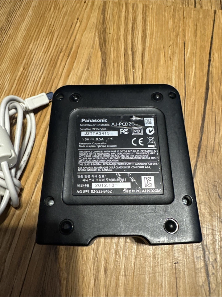 Panasonic AJ-PCD2G P2 Memory Card Reader USB 2.0 AJ-PCD2 - Image 2 of 4