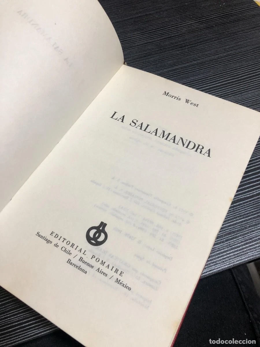 La Salamandra Morris West / Editorial Pomaire