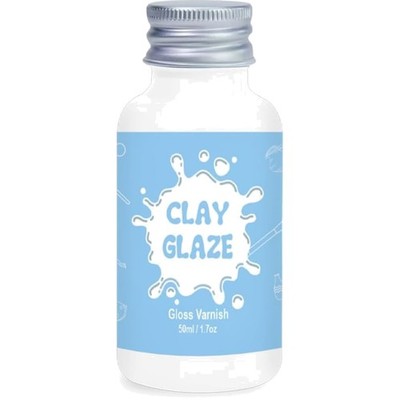 Kunstglasur Air Dry Clay Glaze Transparent Hochglanz Schutzlack