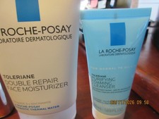 La Roche-Posay Toleriane Double Repair Face Moisturizer  Foaming Cleanser Lot