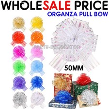 PULL BOWS LARGE 50mm QUALITY Wedding Car Present Christmas Party Gift Wrap