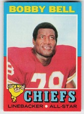 1971 Topps #35 Bobby Bell FOOTBALL Kansas City Chiefs