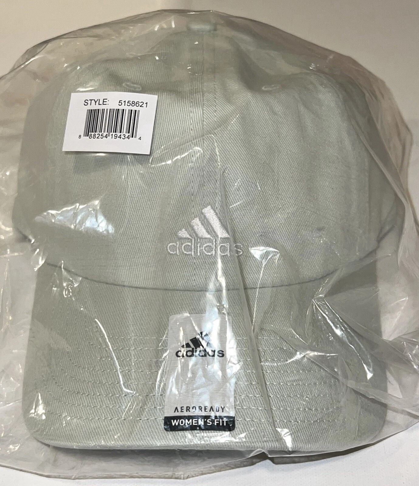 ADIDAS Hat Women's Fit Saturday 2.0 Cap Aeroready LINEN GREEN NEW