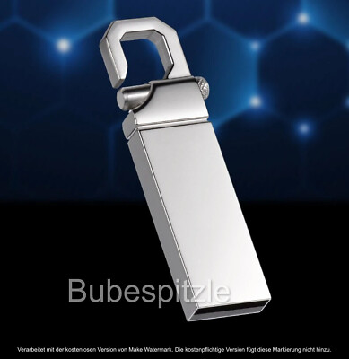 64GB USB Stick Schneller Aluminium USB Speicher silber Backup Datensicherung