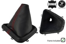 ROT FADEN SCHALTSACK + KUNSTSTOFFRAHM LEDER F?R LAND ROVER FREELANDER LR2