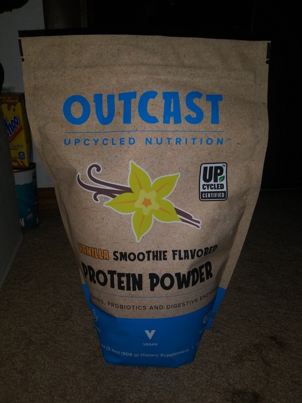 OUTCAST Protein Powder Vanilla Smoothie Flavored 32 Oz. Bag
