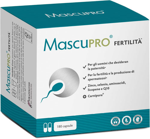 ® Fertilitá - Produzione Di Spermatozoi - 180 Capsule per La Fertilità Maschile - Foto 11 di 12