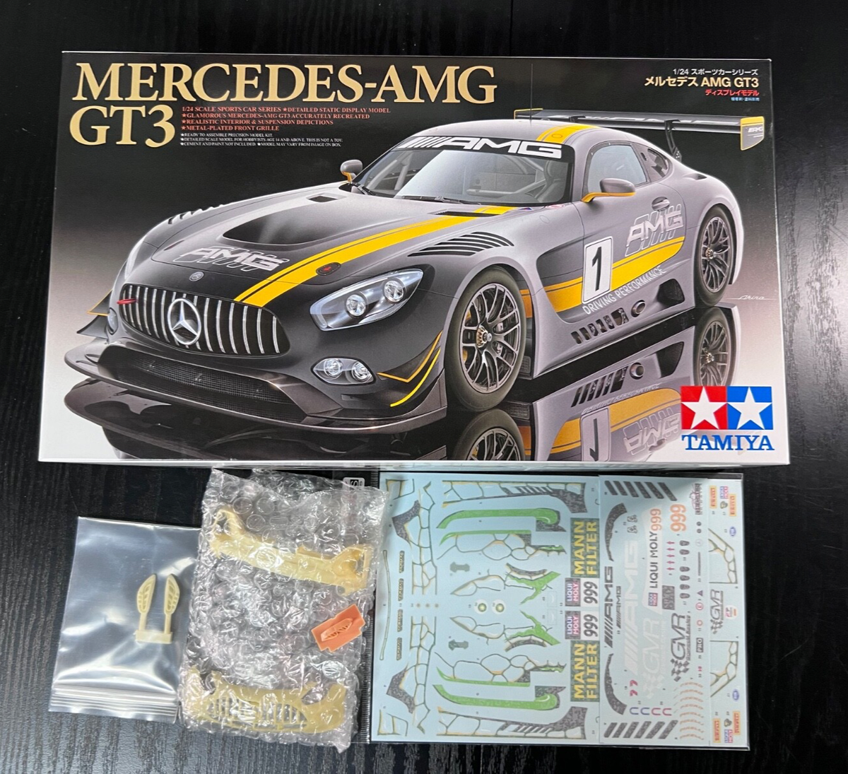 TAMIYA 1/24 MERCEDES-AMG GT3 Item24345 LIQUI MOLYDecals &D