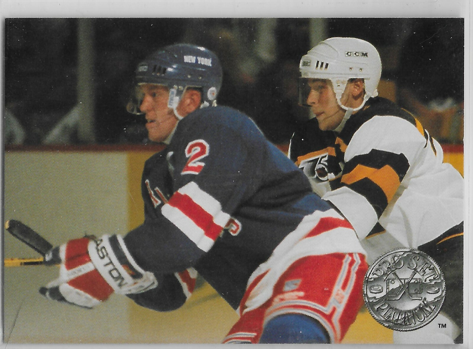1991-92 Pro Set Platinum #79 Brian Leetch New York Rangers HOF