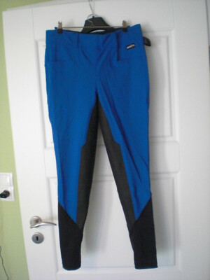 Reithose Vollbesatz Gr. L 42/44 blau Kerrits Damenreithose kaum getragen