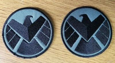 Agents of Shield Costume/Cosplay Green & Black Patch embroidered Set 3 inches