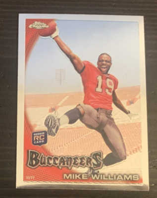 2010 Topps Chrome MIKE WILLIAMS Rookie Card RC #C44 Buccaneers