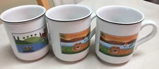 Villeroy & Boch Design Naif Set of 3 Porcelain Mugs Luxembourg