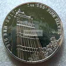 2017 Great Britain UK Royal Mint 1 oz Fine Silver Landmarks Series #1 Big Ben BU