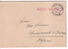 NACH 45, Geb&uuml;hr bezahlt / Barfreimachung, Bad Blankenburg/Th&uuml;ringerw., 14.7.48