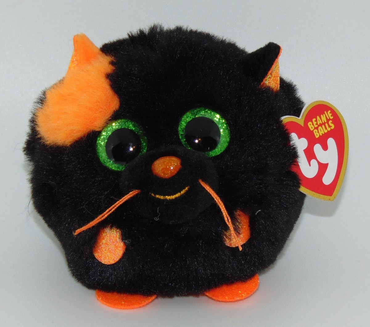 New! Ty Beanie Balls Halloween SALEM the BLACK CAT 3