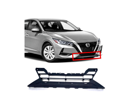 Fits 2020-2022 Nissan Sentra S,SV,SR Grille Front Bumper Lower Grill ...