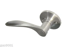 Dummy Satin Nickel Lever Handle Door Lock lockset Left Handed 836