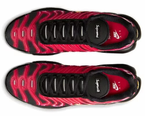 Size 10 - Nike Supreme x Air Max Plus TN University Red for Size 10 - Nike Supreme x Air Max Plus TN University Red for