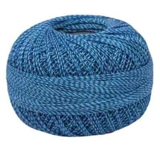 Lizbeth Twirlz Cotton Crochet Thread Size 10 Color 403 Winter Ice