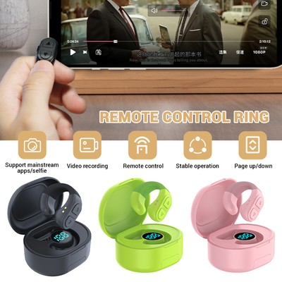 For TikTok Scrolling Ring Wireless Camera Shutter Selfie Button Bluetooth Remote