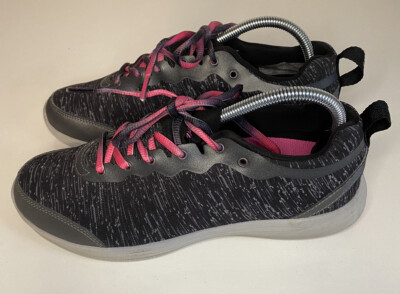 Vionic Agile Fyn Orthotic Black Athletic Running Sneaker 335FYN Women s Sz 8.5