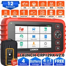 2025 Launch CRP129X V2.0 OBD2 Car Scanner Engine SRS TPMS EPB Diagnostic Tool