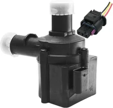 Auxiliary Electric Coolant Water Pump+Plug For VW Jetta AUDI A4 Q5 #06H121601M#