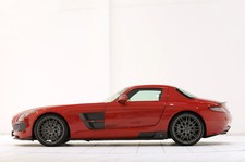 Cars 2010 brabus mercedes benz sls widestar supercar Desk Mat Stitched