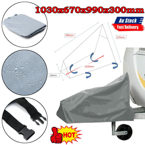 600D Oxford Caravan RV Tongue Draw Bar Camper Horse Trailer Tow Ball Hitch Cover - Picture 3 of 10