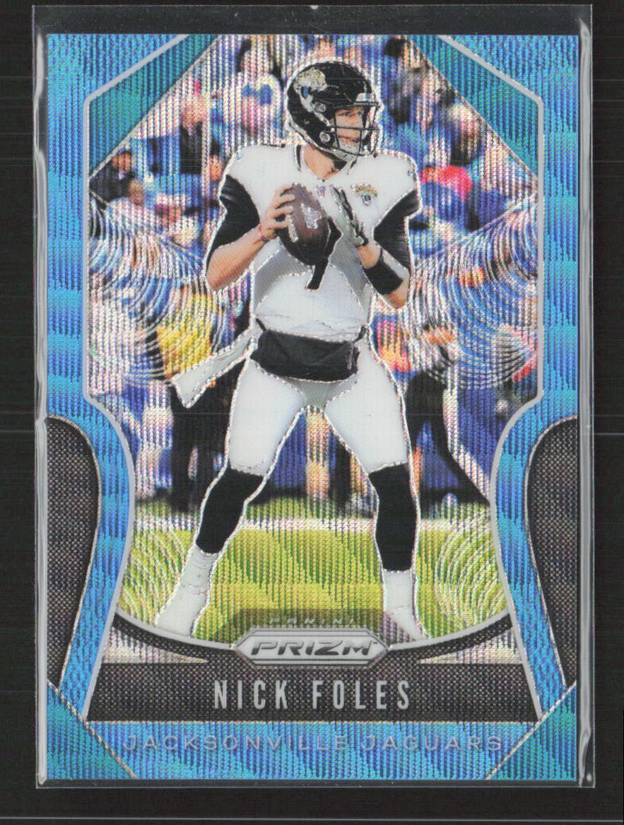 2019 Panini Prizm #153 Nick Foles Blue Wave #/199 Jacksonville