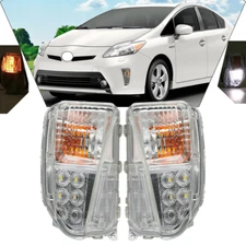 Fit 2012 2013 2014 2015 Toyota Prius LED DRL Bumper Signal Fog Lights Lamp Pair