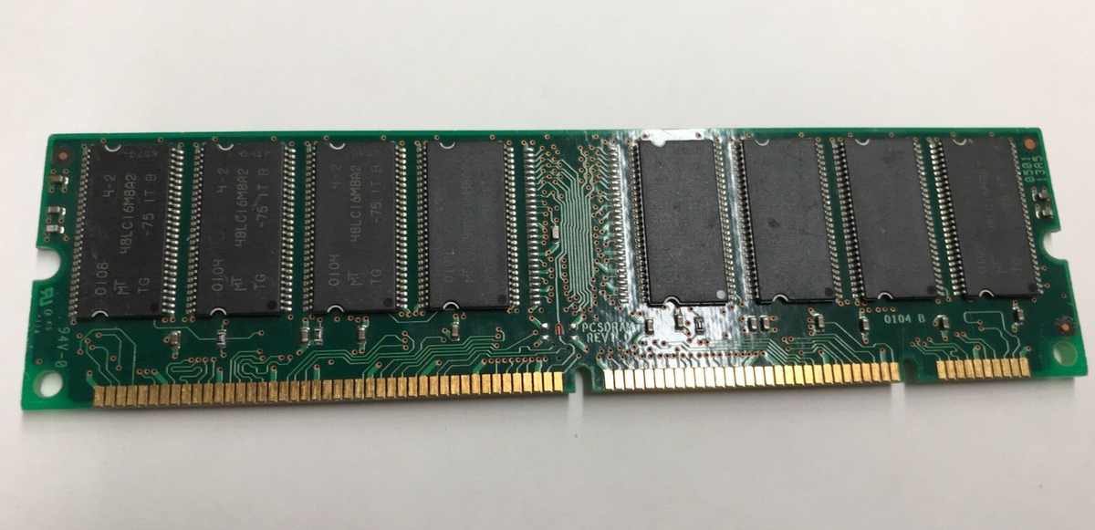 Micron 256MB SDRAM SDR SD PC100 CL2 100MHZ 100 168PIN NON-ECC PC