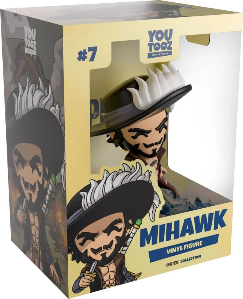 Figurine Mihawk One Piece Netflix Youtooz de 12 cm en vinyle pour collectionneur