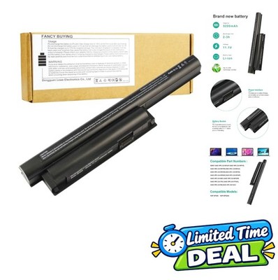 Li-ion Laptop Battery 11.1V 5200mAh 6 Cell for VAIO VPC-CA VPC-CB VPC-EG EH EJ