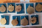 Nine Old Jewelry Store Stock Gold-filled Charms on Orig. Cards 2+ Gr Each  — photo 5