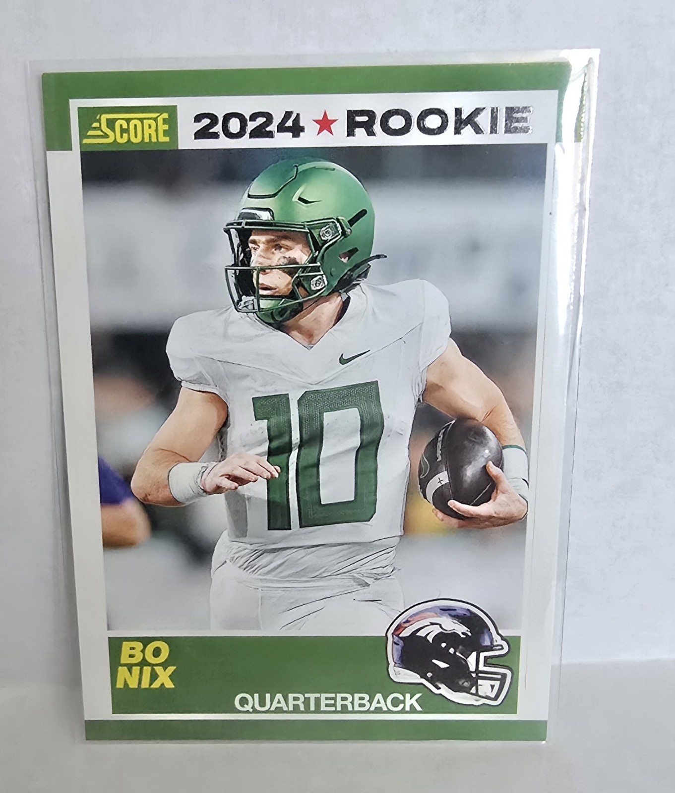 2024 Score - 35th Anniversary Rookie Bo Nix #9 Red Star (RC)