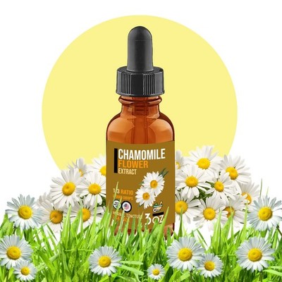 Chamomile Extract -Sleep Rest Calm Support - Chamomile Tincture - DLX - USA