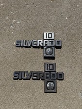 1981-1988 Chevy Silverado 10 Front Fender Emblems Chevy Truck Blazer No Studs