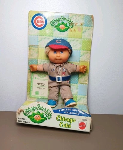 Cabbage Patch Kids Doll Chicago Cubs Limited Edition Jonathan Bradley New In Box
