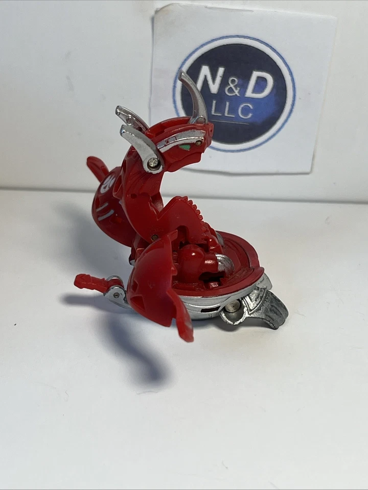 Bakugan Meta Dragonoid Red Pyrus Mechtanium Surge G-Change ADN DIECAST Leer RARO Foto 4 de 4