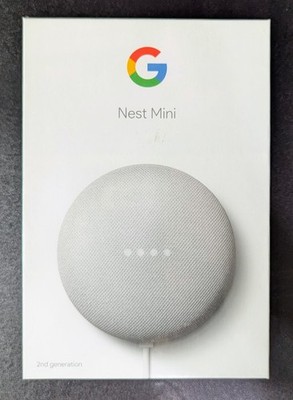 Google Nest Mini (2nd Generation) with Google Assistant - Chalk GA00638-US