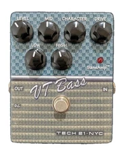 Tech 21 SansAmp VT Bass Character series Guitar Effect Pedal Used Tested
