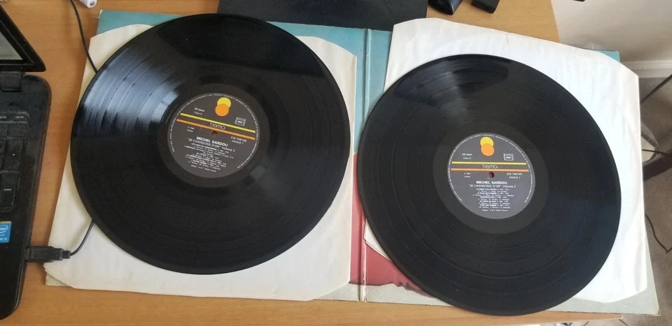 Sardou – 20 Chansons D'or Volume 2 [1983] 2x Vinyl LP Pop Vocal Chanson - Image 4 of 4