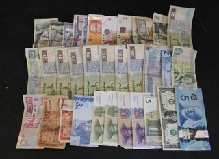Collection of Mixed Vintage WORLDWIDE BANKNOTES incl UNITED STATES & CANADA C40