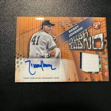 2025 Topps Pristine Randy Johnson AUTO RELIC Orange /25 Popular Demand SSP